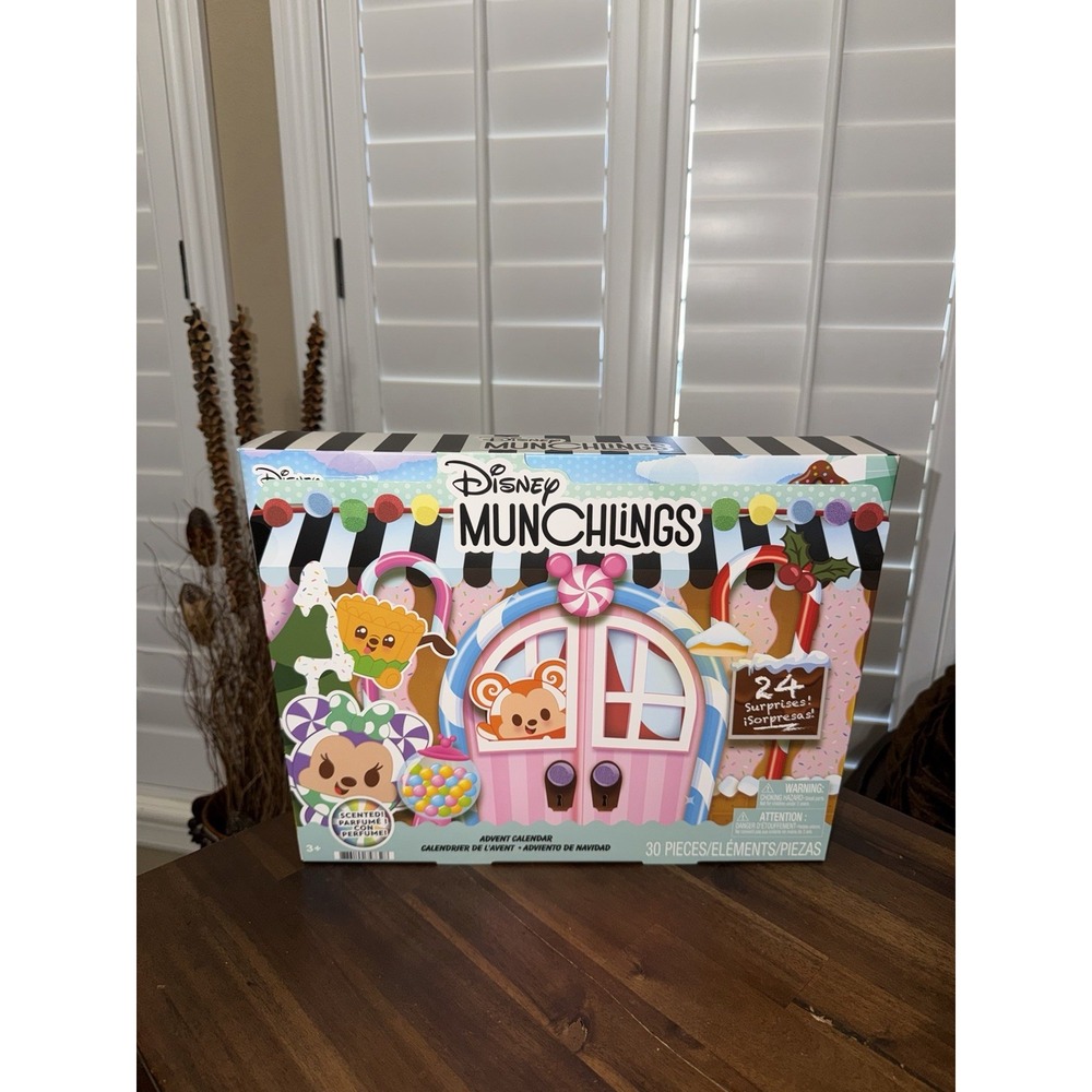 2025 Disney MUNCHLiNGS Advent Calendar‎ 24 Scented Surprises! 30 Pieces Sealed